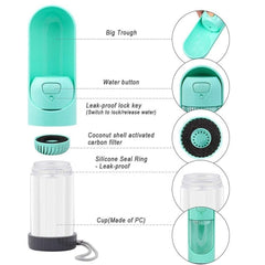 Portable Dog Carbon-Filtered Water Bottle